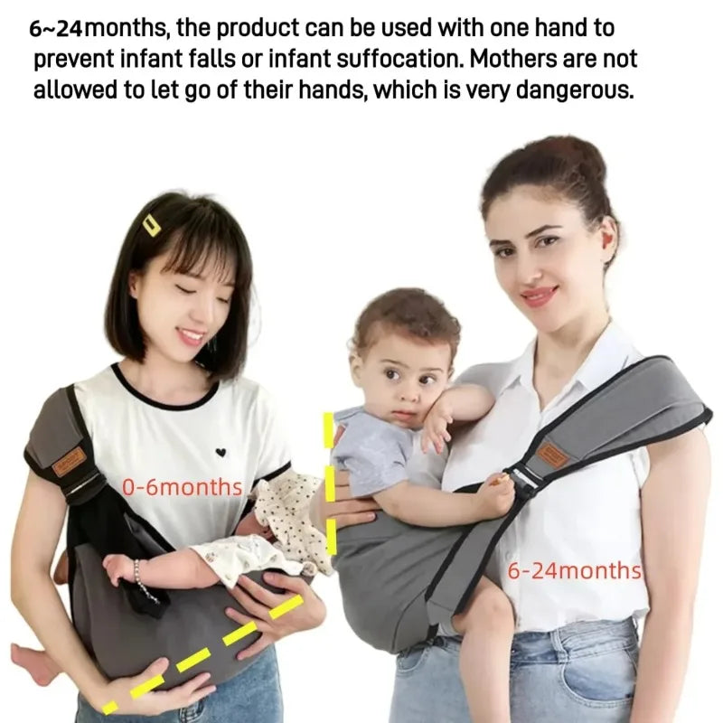 Echarpe ou porte-bébé 6-24 mois