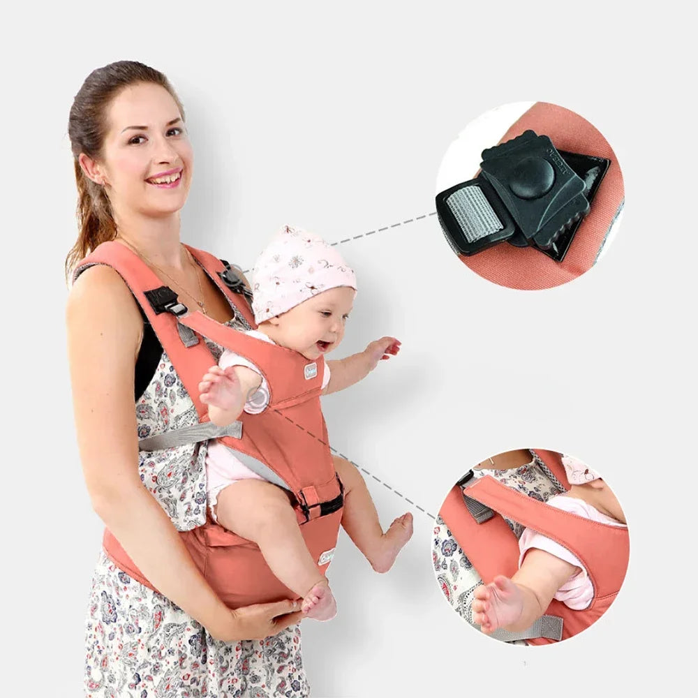 Porte-bébé sur porte bagage lateral
