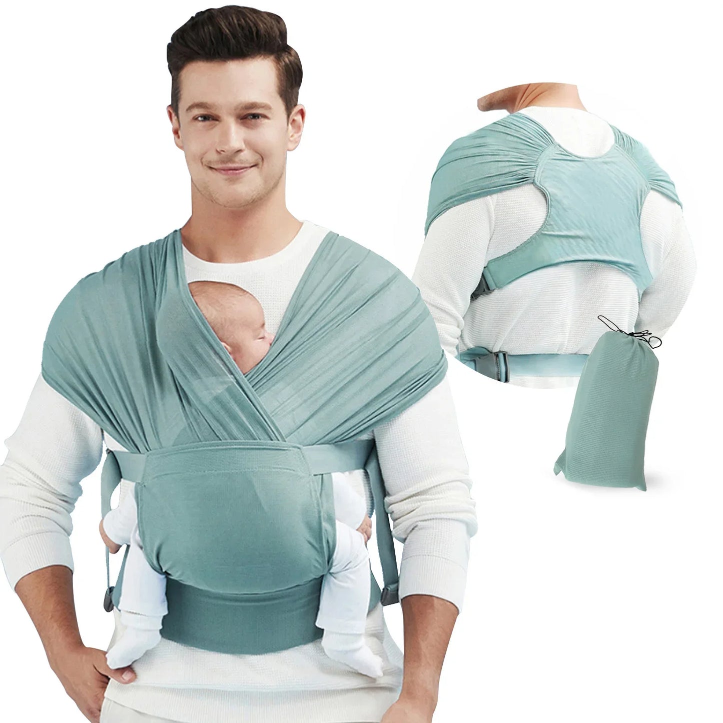 porte-bébé en écharpe