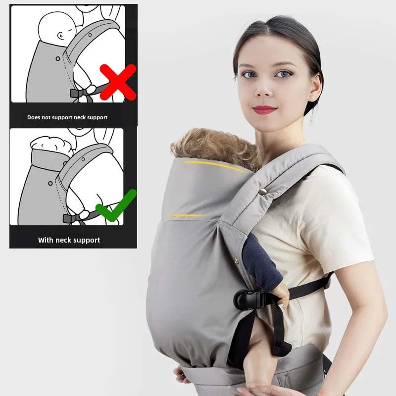 Porte-bébé en mesh doux et léger