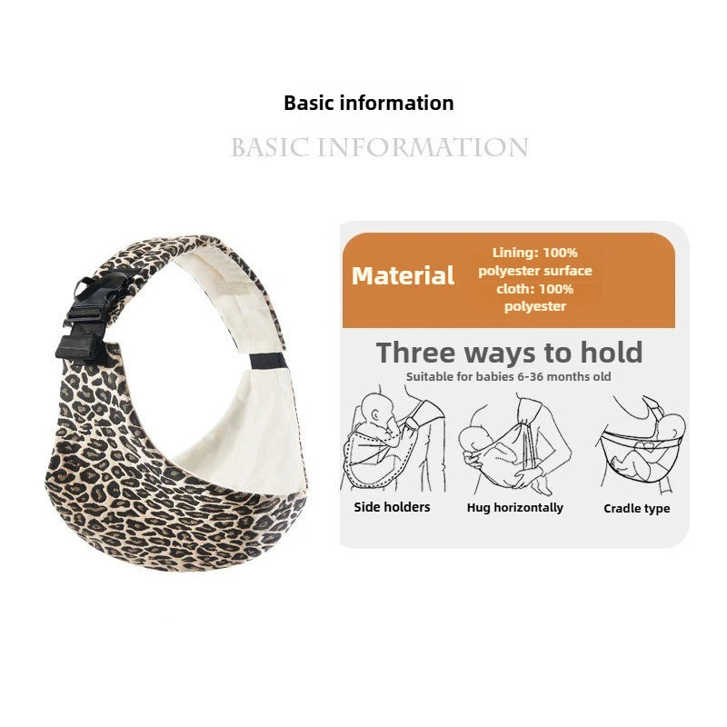 Porte-bébé en mesh doux et léger