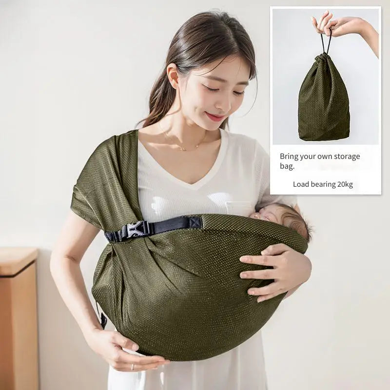 Porte-bébé sur le bras