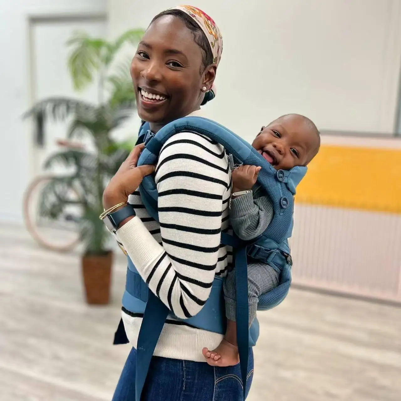 porte-bébé confort dos parent