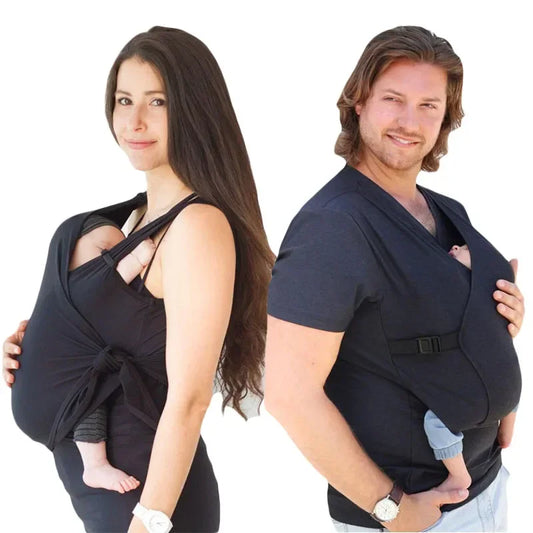 porte-bébé maman et papa