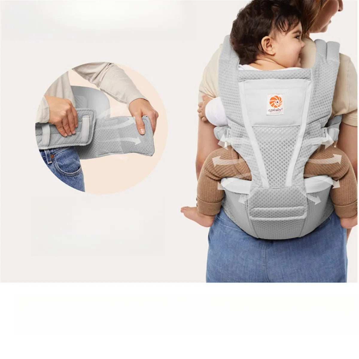 Porte-bébé avec assise