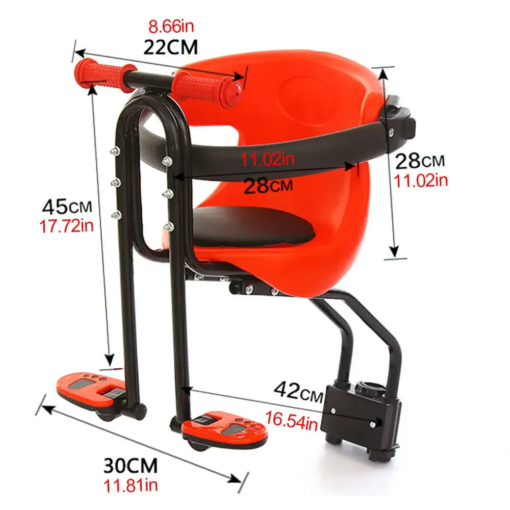 Porte-bébé vélo fixation
