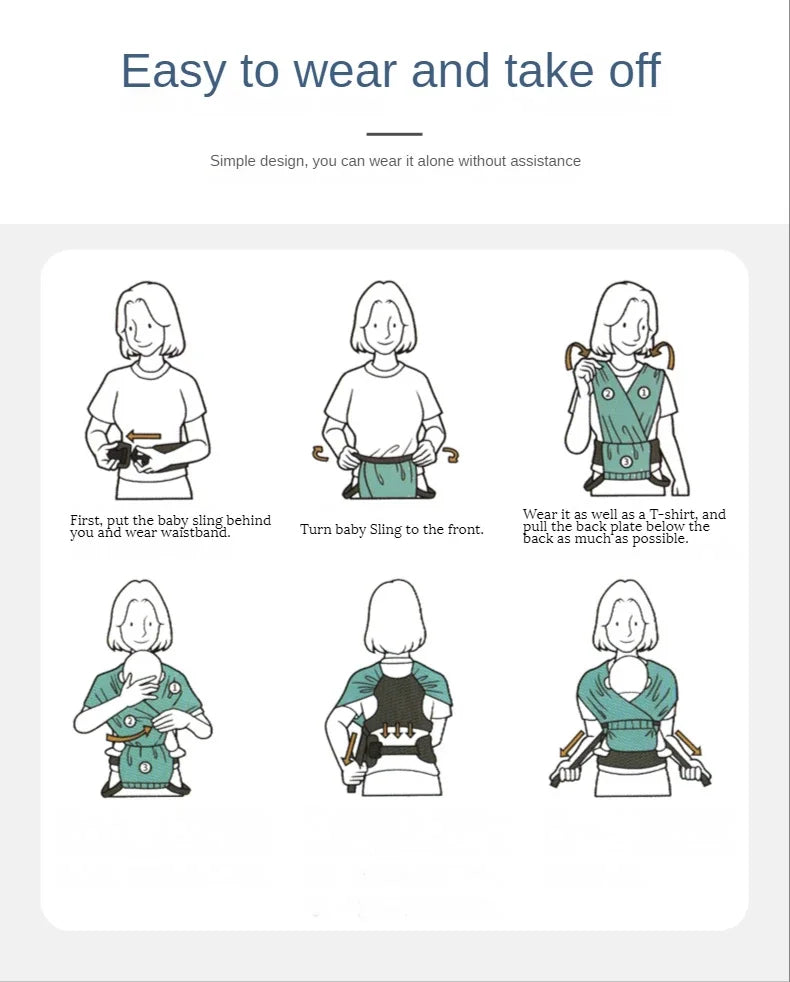 porte-bébé en écharpe
