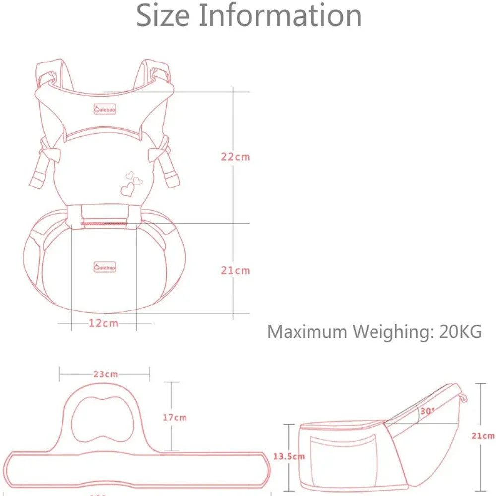 Porte-bébé sur porte bagage