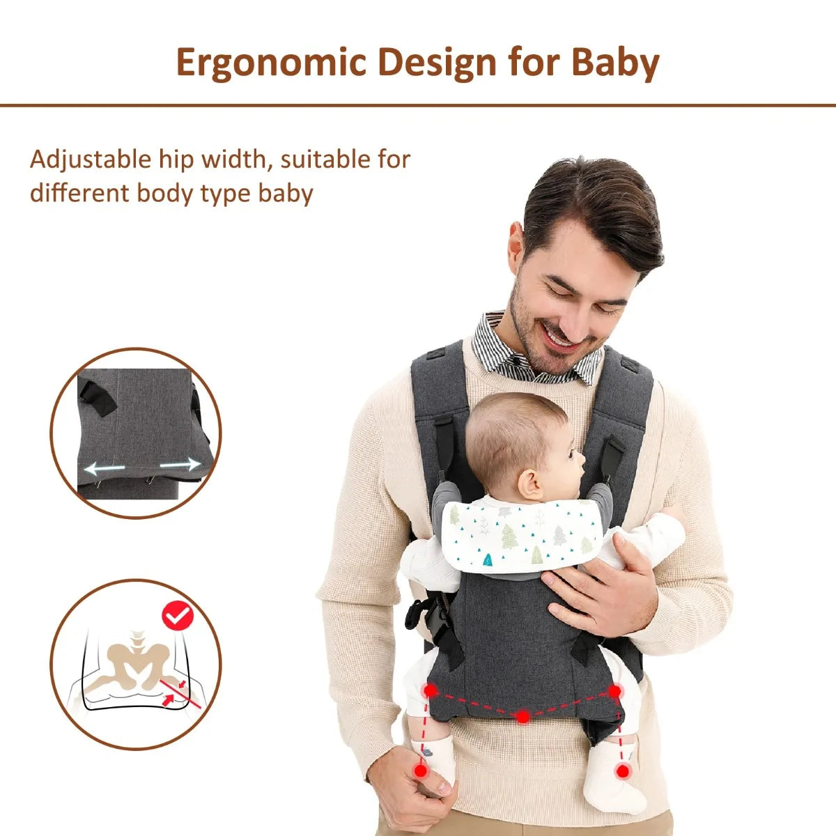 Porte-bébé rigide