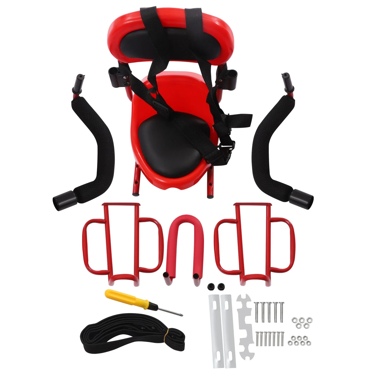 Vélo femme avec porte-bébé démonté